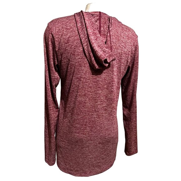 bcg Womens Activewear Hoodie Sz Large Pink Moisture Wicking Running Aerobic Shir - Picture 2 of 7